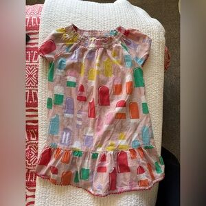 BODEN summer light dress used as cover-up size 5-6Y